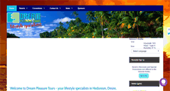 Desktop Screenshot of dreampleasuretours.com