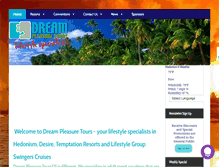 Tablet Screenshot of dreampleasuretours.com